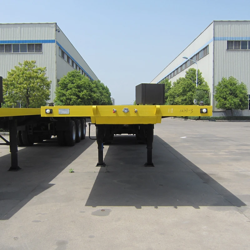 Китайского производства компании тяжелый 12m грузовой прицеп бортовой полуприцеп
