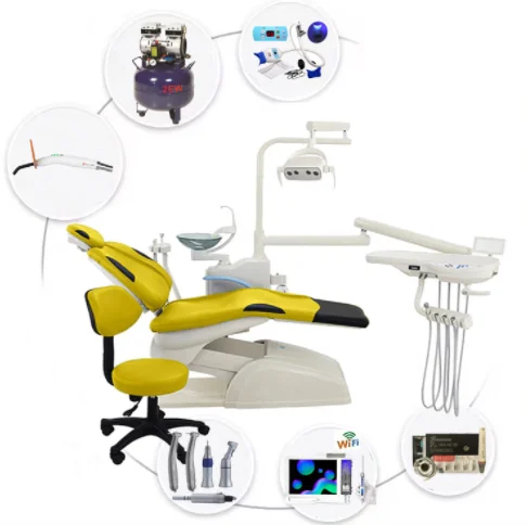 2024 New Dental Unit F0Shan Factory Electric Treatment Machine Full set Dental Chair QD32