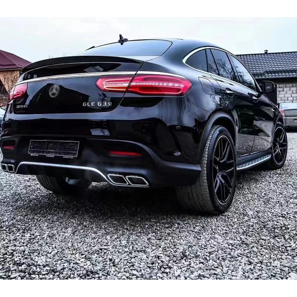 Body kits include bumper lights  grille hood for  Mercedes benz GLE coupe C292 W292 2015 -2019 modified to GLE63 coupe AMG style