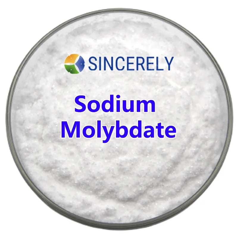 Mo 39.3% Industrial Grade Alkaloid Sodium Molybdate Fertilizer