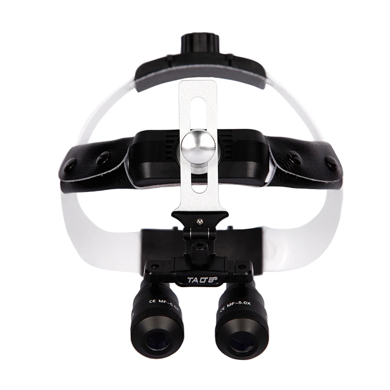 Headband Style Portable Dental Surgical Loupes  Ajustable Magnification(5.0-6.0X)