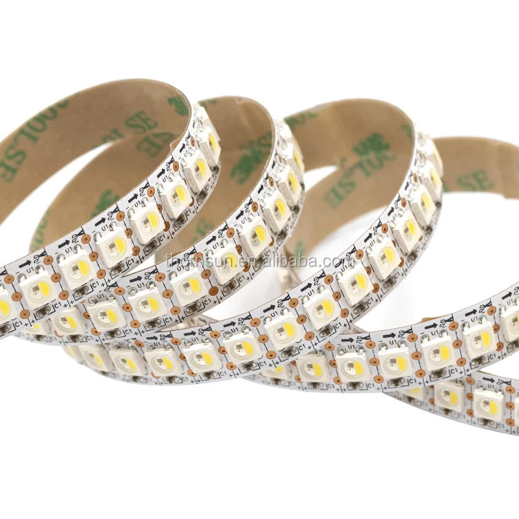 IP 67 sk6812 Remote Control Programmable Ws2812B Led Strip Rgbw 5050 144 Led Pixel Strip