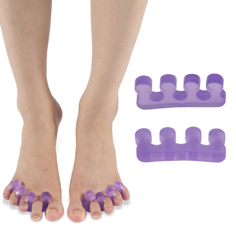Toe Separators and Streightener Peicure Manicure Toe Separator Silicone Toe Nail Separator for Women and Men