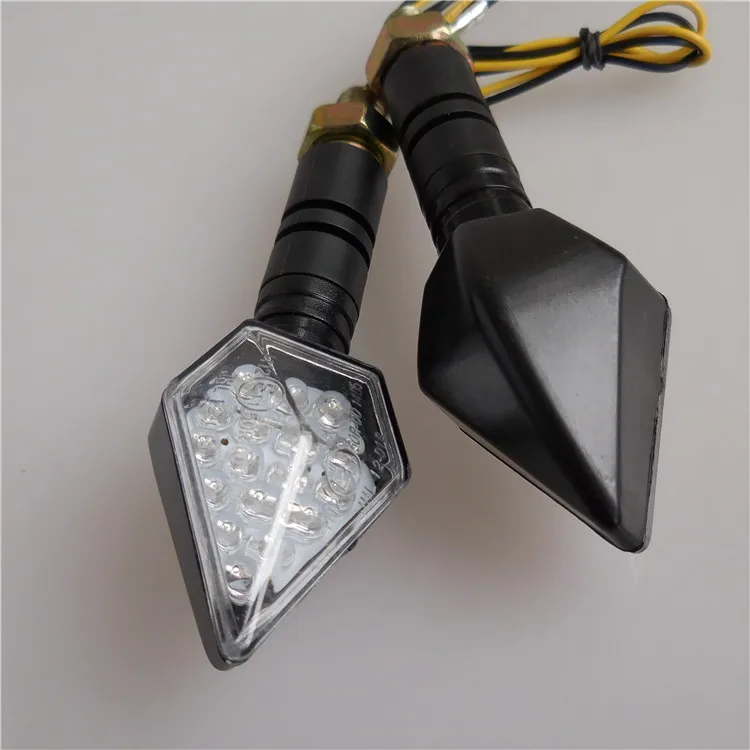 Motorcycle led indicator lights star style 12V road safety led warning turning  lights winker for electric bikes scooter