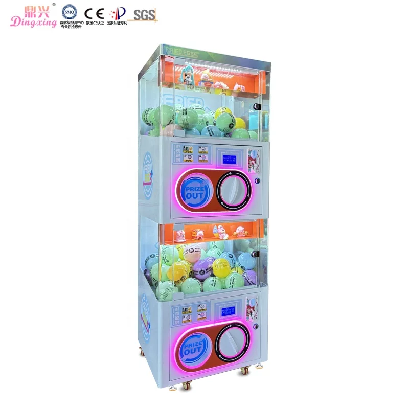 Автоматический торговый центр Gashapon Gacha автомат сюрприз твист яйцо игра двойной слой капсулы машины для продажи