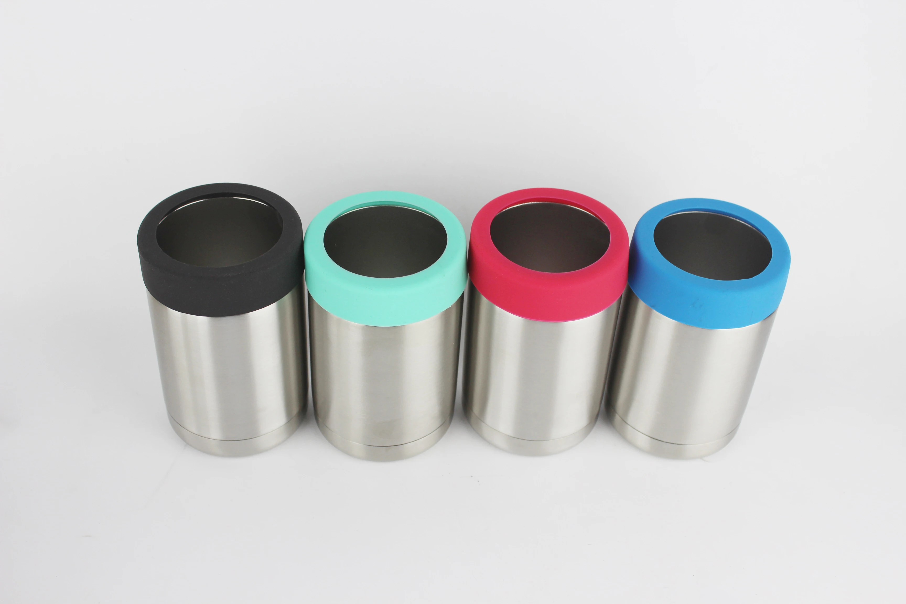 double wall insulated stainless steel can cooler, 12oz stainless steel beer wine cooler can,stainless steel cooler can