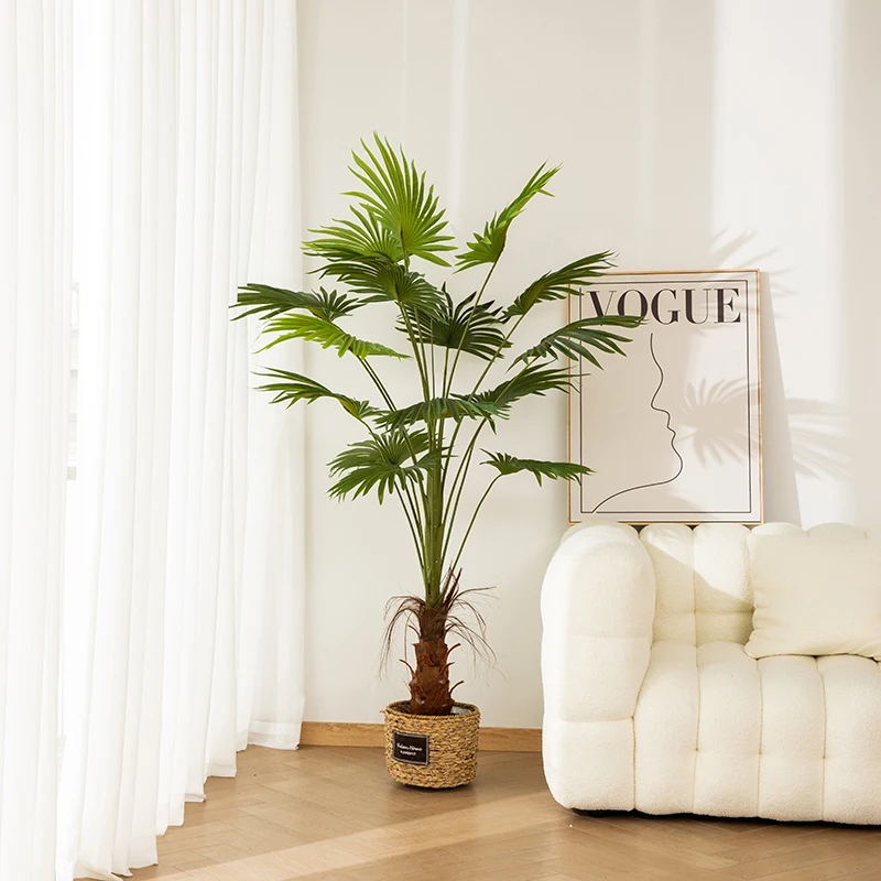 High quality artificial fan palm tree faux palm tree and plants for Sale