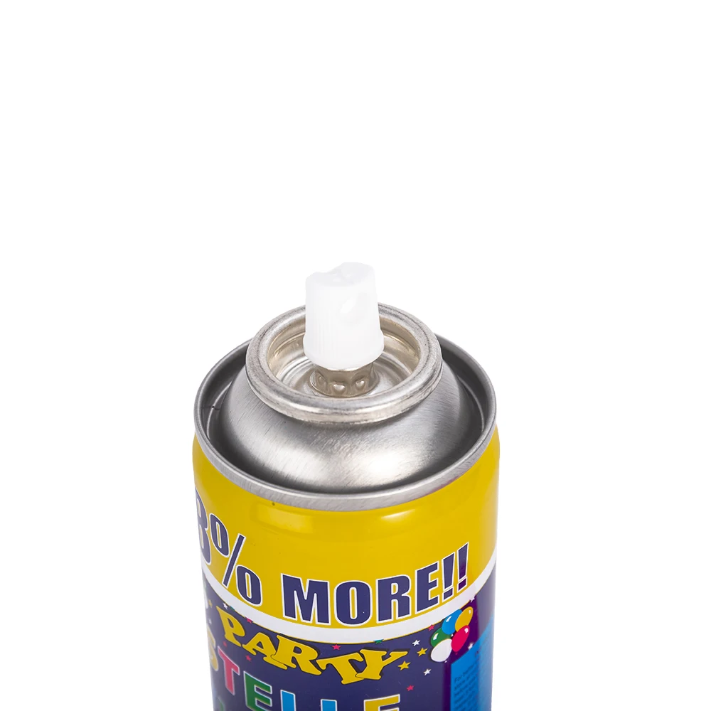 Eco-Friendly Biodegradable Crazy Spray Silly String for Wedding Birthday Party Festival Celebration Glow In Colorful Tan