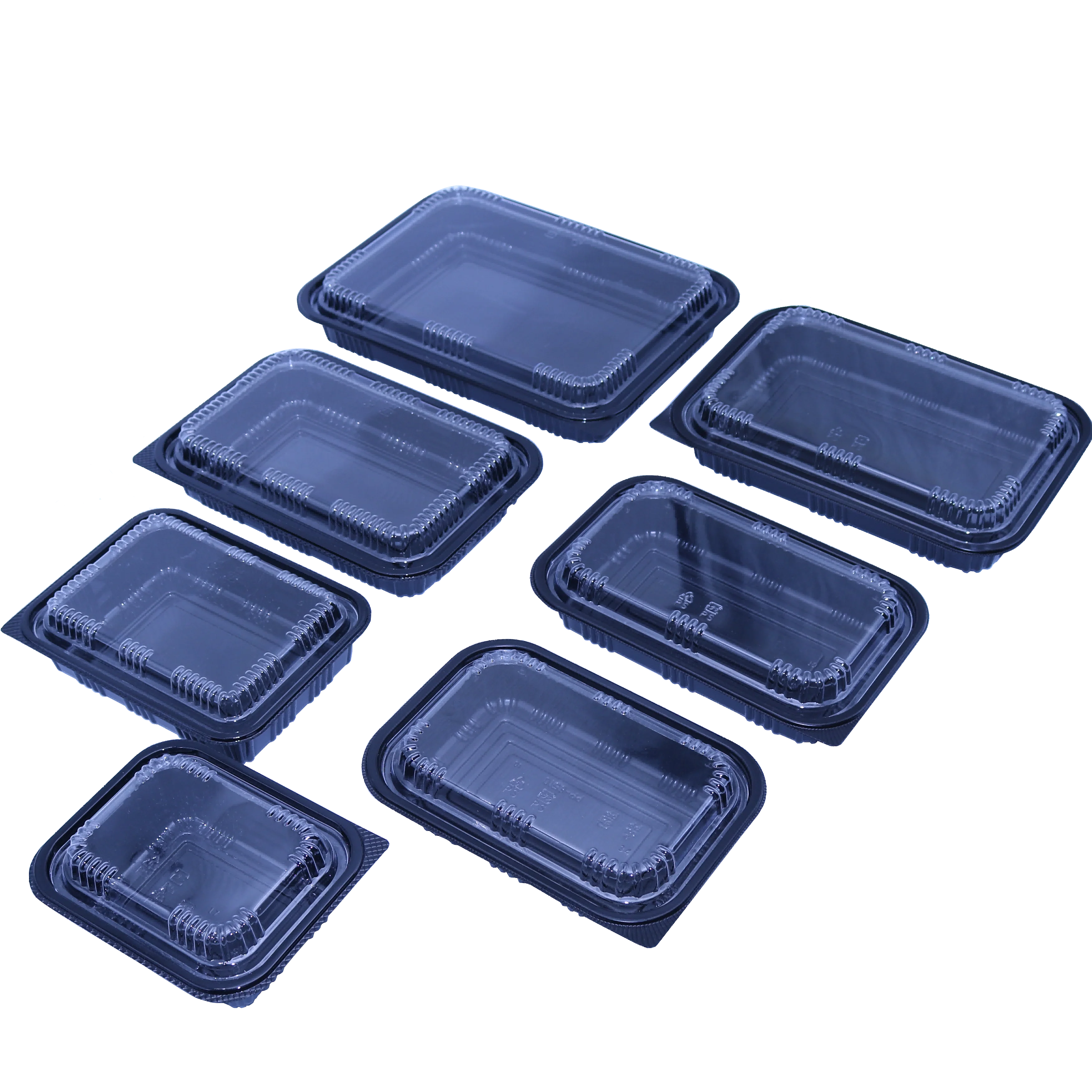 Disposable PP material bento box microwavable takeout food container packaging