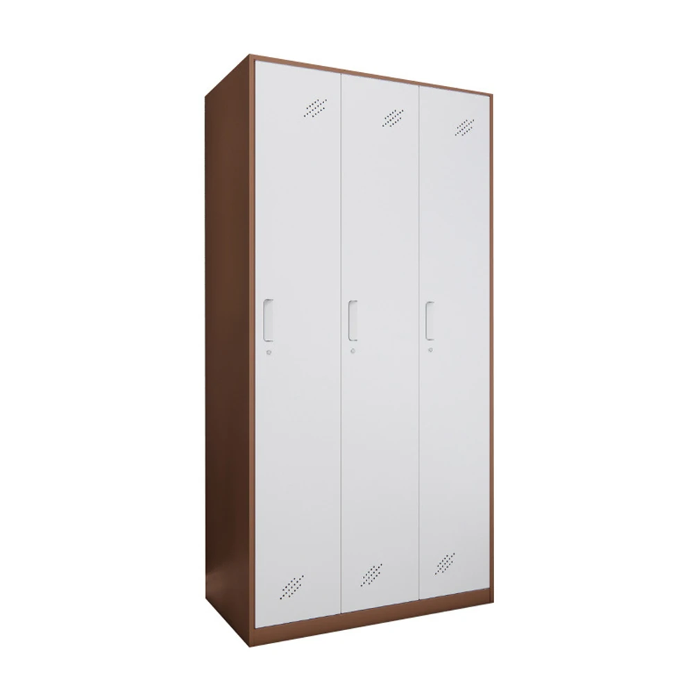 Стальной шкафчик, простой двухцветный шкафчик, шкафчики для хранения персонала