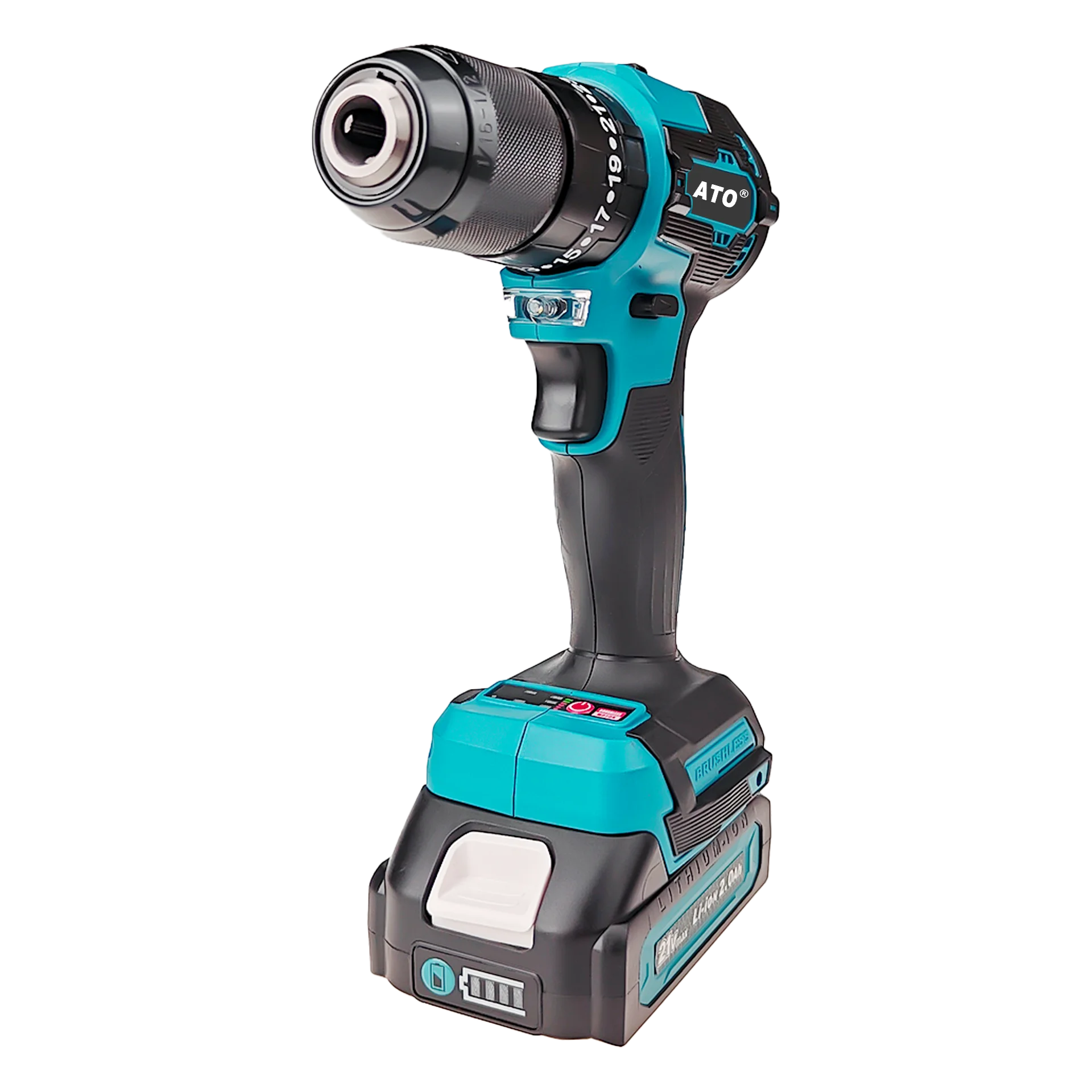 ATO A8024 Lithium Battery Power Tools Versatile Accessories Electric Driver Low Noise Drill Cordless