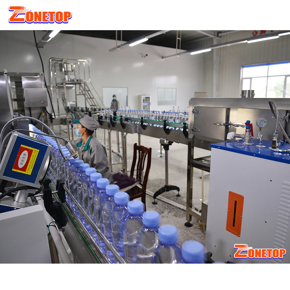 Factory Price Full Automatic 3 in 1 PET Plastic Small Bottle Drinking Pure Mineral Water Filling Machine