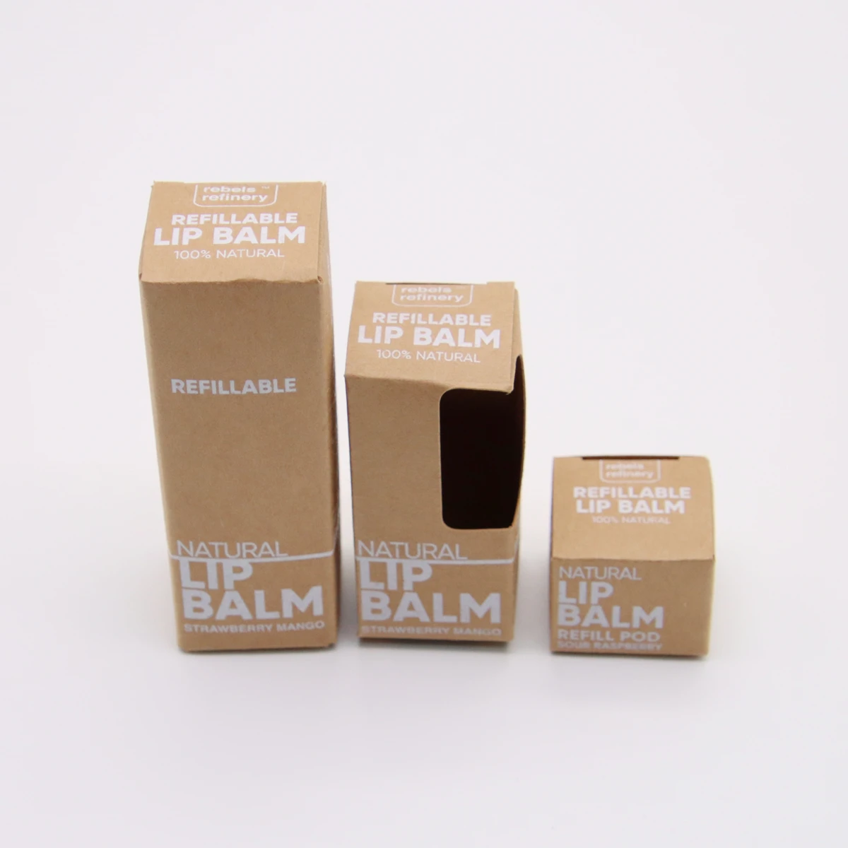 custom logo mini folding hot stamping packaging kraft paper boxes sustainable packaging