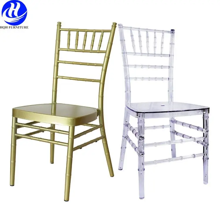 Chiavari Chairs Hotel Room Furniture Napoleon Wedding Party Acrylic Dubai Wire Gold Cheap Wholesale Tiffany Chair