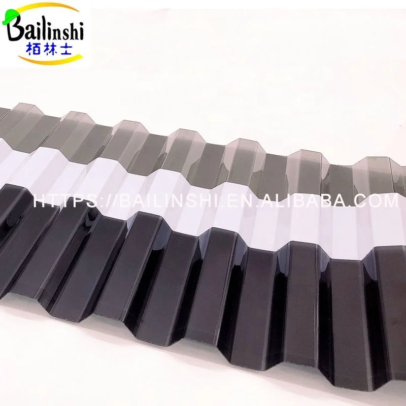 Transparent Corrugated Board Panels Clear Plastic Roofing Greenhouse Polycarbonate Sheets