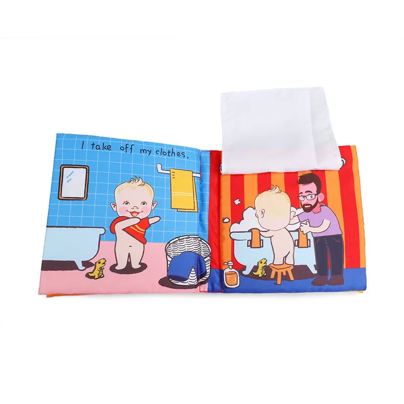 Cloth book for infant wisdom. Baby bath books educational toys B079A