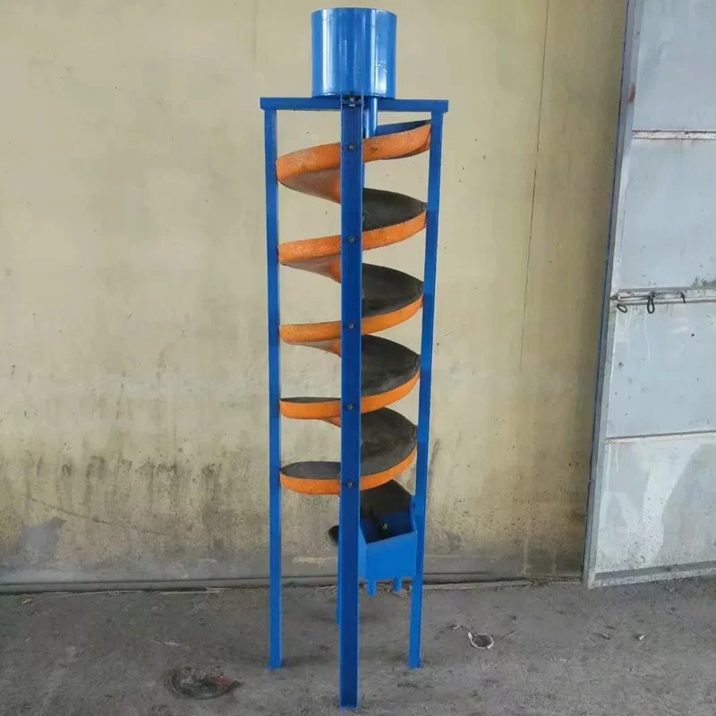 Lab Spiral Chute High Efficiency Spiral fiberglass chute Small Scale Separator Machine for Ilmenite Ore