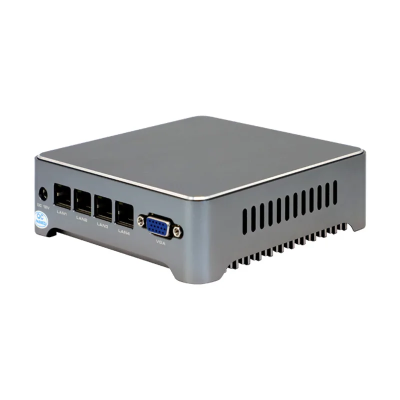 J1900 4* RJ45 Gigabit LAN Port 1u Mini Server firewall appliance  Firewall Mini PC