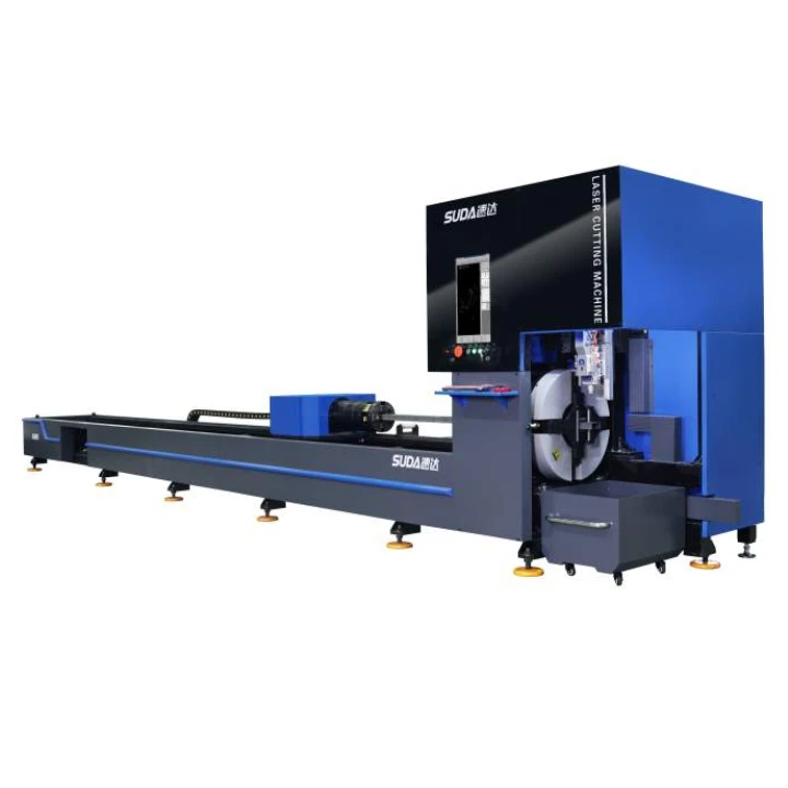Heavy-duty Tube Laser Cutting Machine 6kw 8kw H Beam Profile And Pipe Laser Cutting Machine