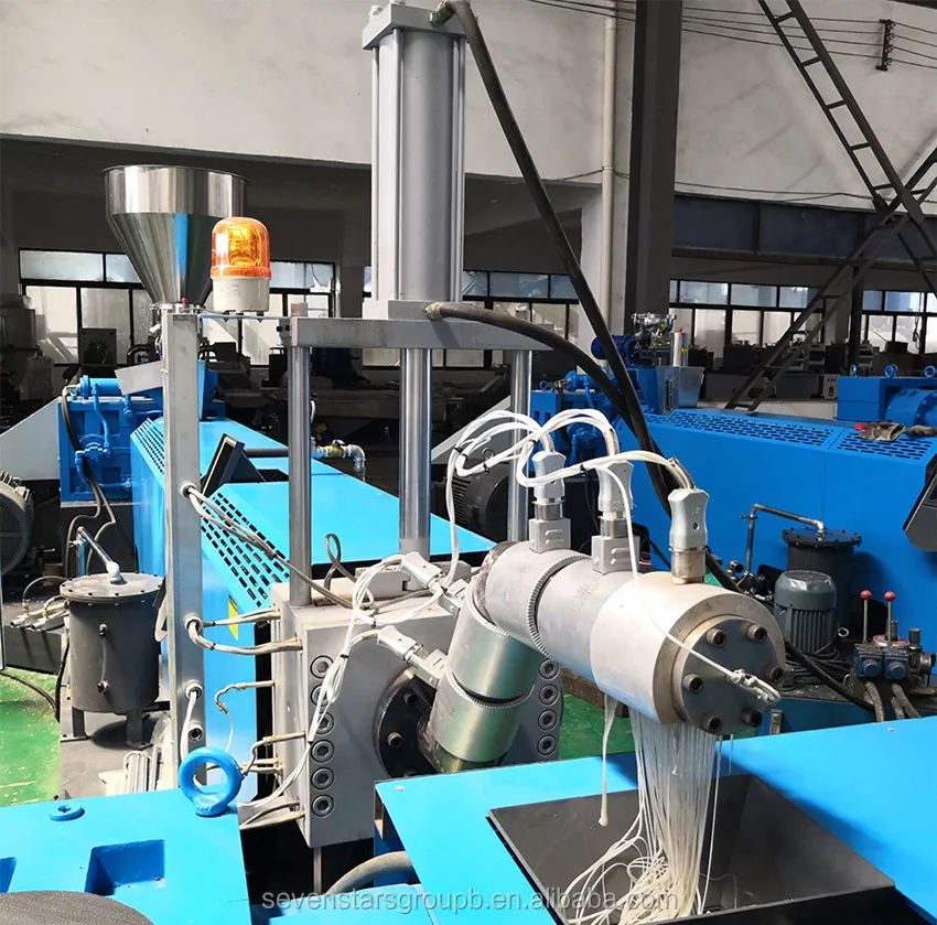 PP PE plastic granulator pelletizing machine recycling granulating machine