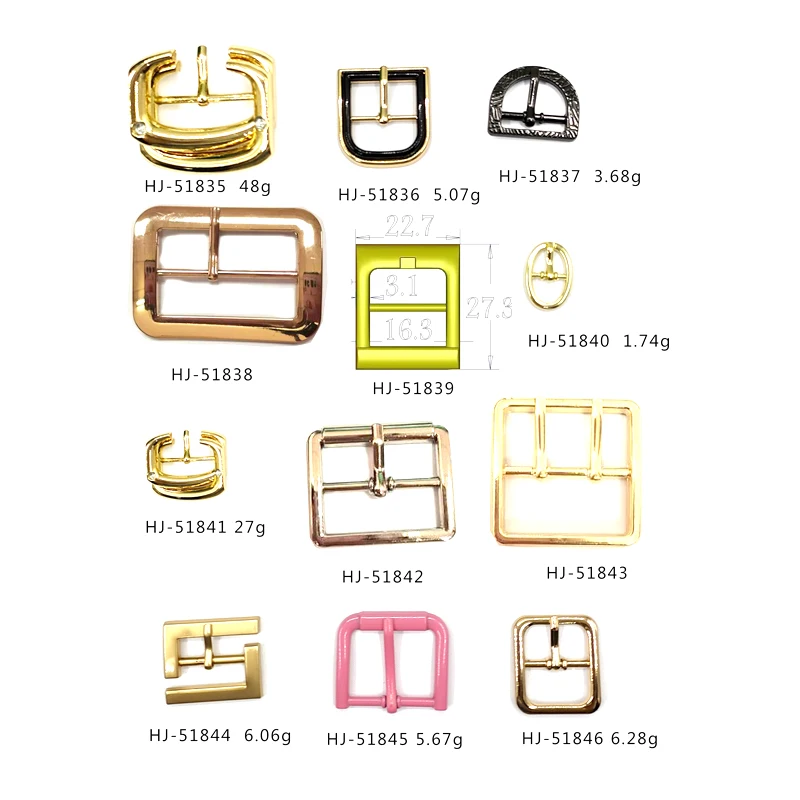 BX  Wholesale Metal D Ring Buckle Metal Belt Buckle Blank Baseball Cap Metal Buckle
