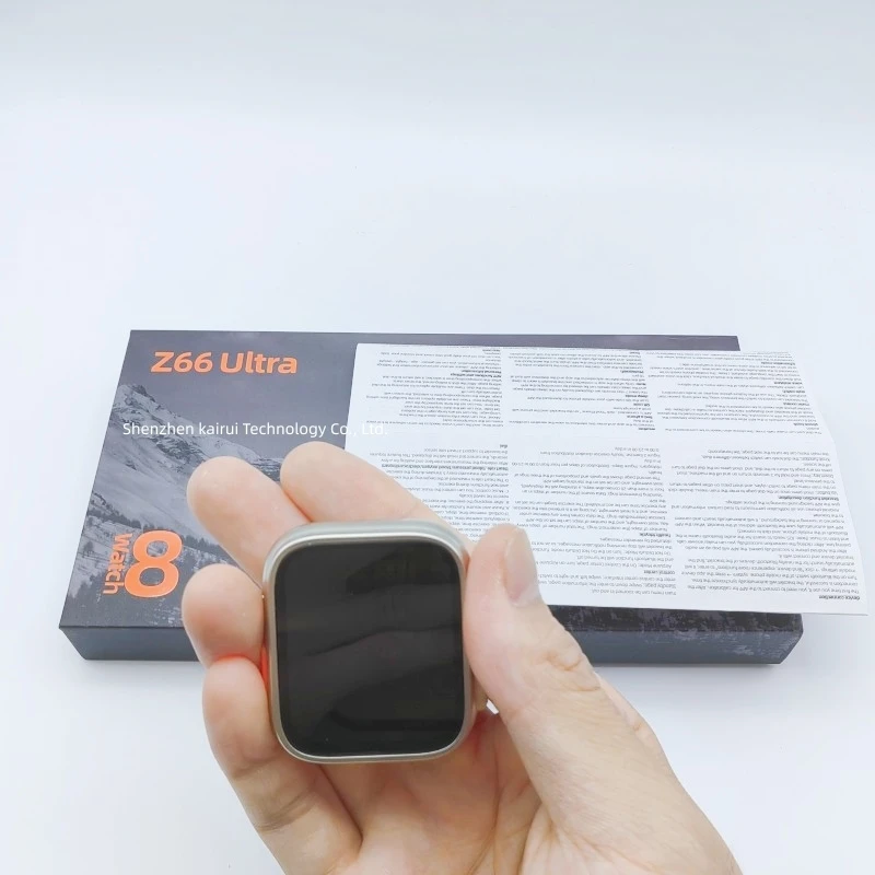 Z66 Ultra Smartwatch 1.93 Inch HD Large Screen 3 Buttons Available BT Call Wireless Charging Smart Watch Series 8 Ultra Z 66