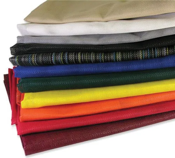 10 унций многоцветный черный ПВХ покрытый полиэфирный сетчатый брезент