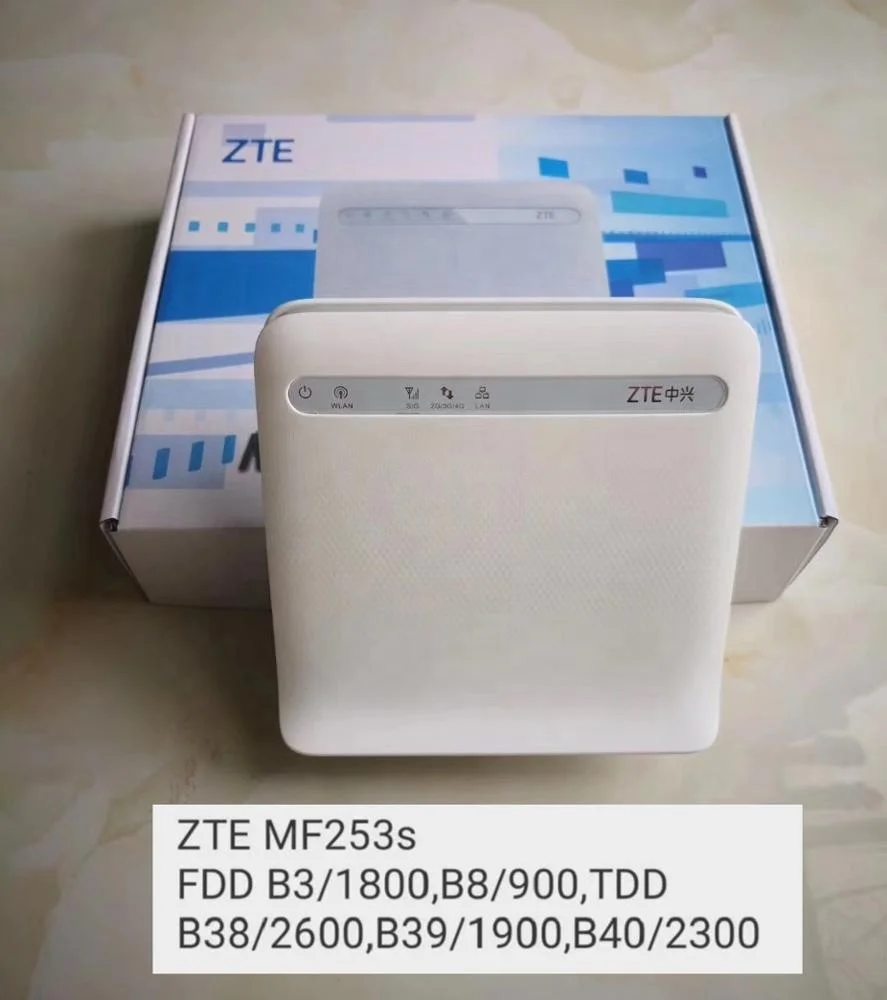 
Unlocked Brand new ZTE Mf253 MF253s 4g cpe wifi router wifi gateway cat4 with sim card slot 
