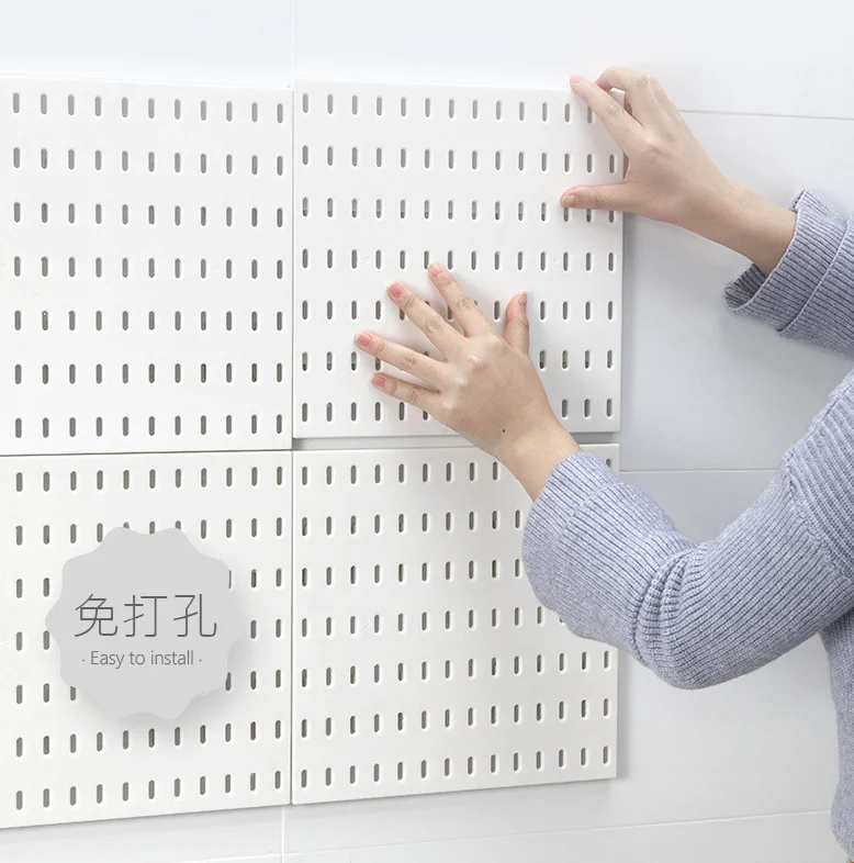 Customized Pegboard Combination Kit Hanging for Wall Organizer, Crafts Organization, Ornaments Display, Nursery Storage