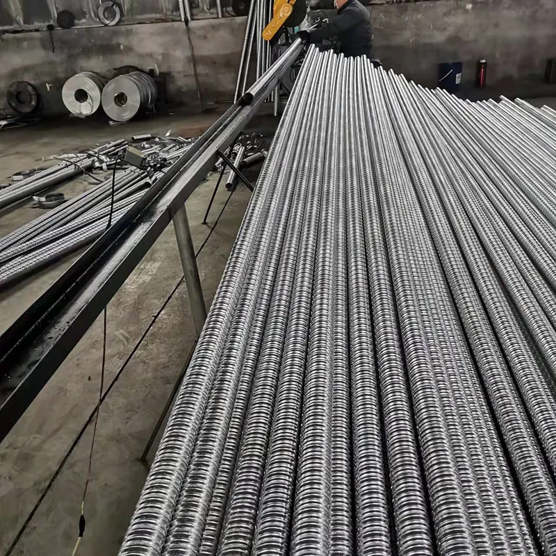 prestressed post tensioning flat duct galvanized steel pipe spiral pipe corrugated tube