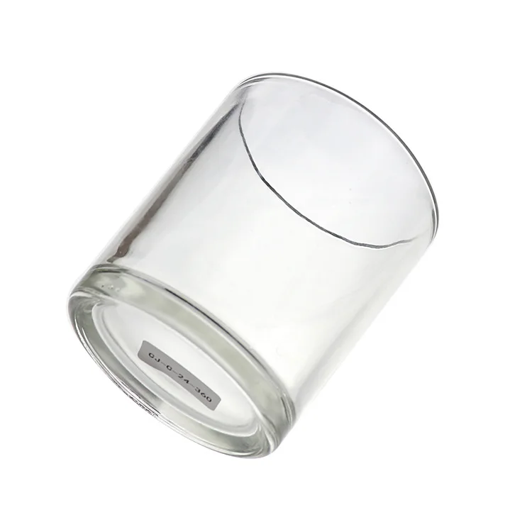 Factory custom high quality scented candle jar candle holders with bamboo cover