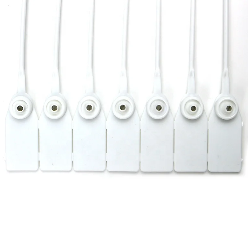 SK4005P High quality  laser printed number logo Plastic seal used for bank express bag Hot stamping plastic seal