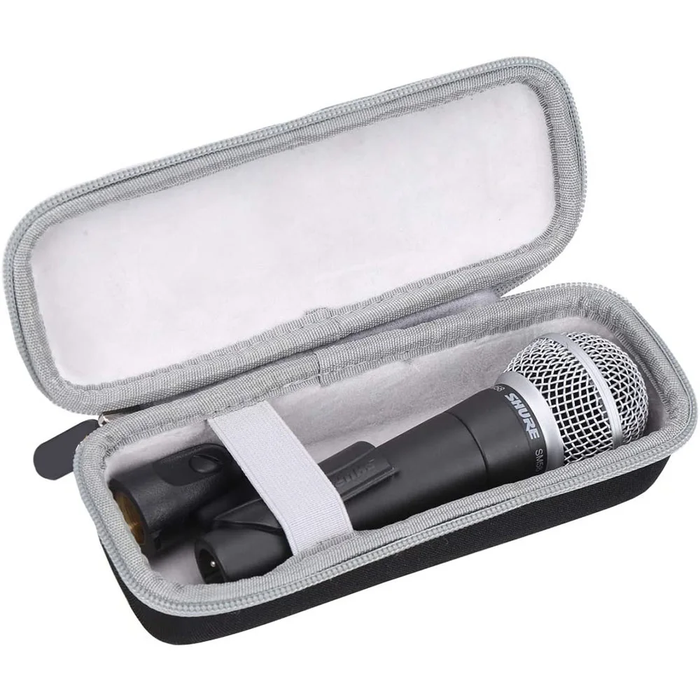 Hard Carry Travel Case For Shure SM58-LC Cardioid Dynamic Vocal Microphone
