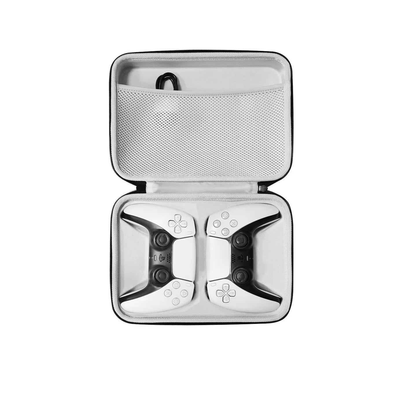 Waterproof PS5 & PS4 Controller EVA Storage Suitcase Shock-Absorbing Handle Protective Travel Electronic Accessories Package
