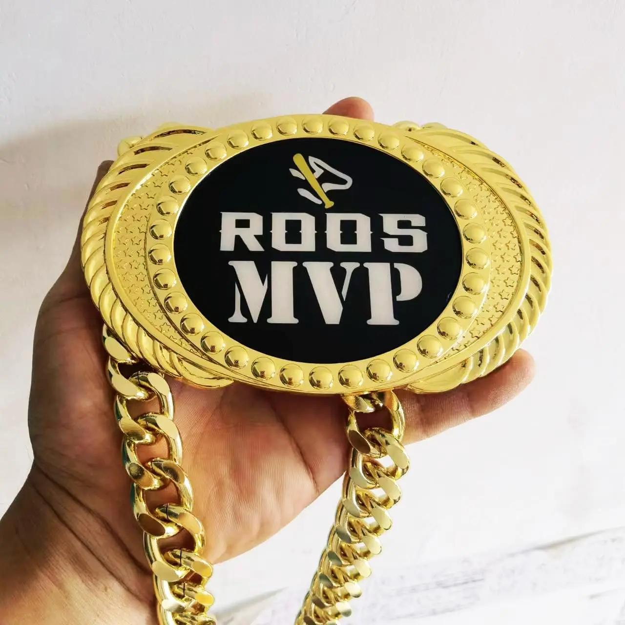 Custom Medal Necklace Football Belt Trophy Champ Award Winner Prize Trophy Award Necklace For  Baseball Basketball Softball