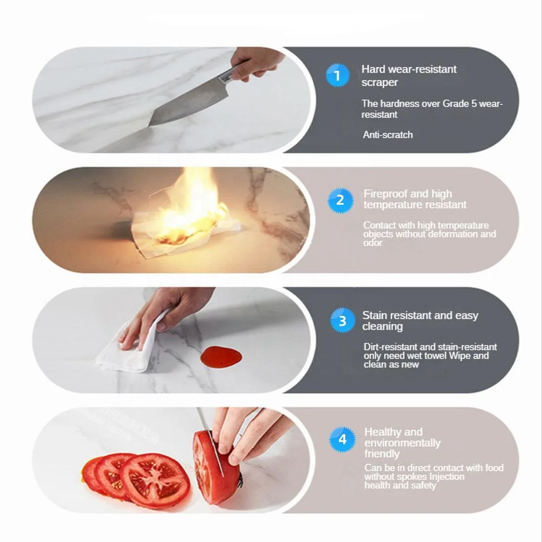 European Style Bathroom hotel Sintered Stone Single Sink Rock Beam Countertop Marble Wash Basin Lavabo