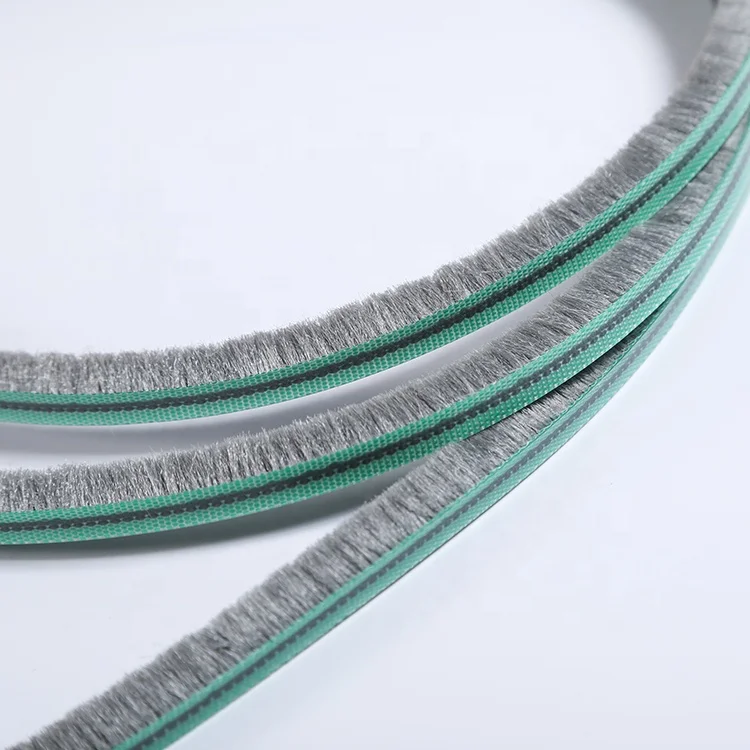 Window Door Accessories Elastic Brush Weather Strip Soundproof Door Seal Strip with UV