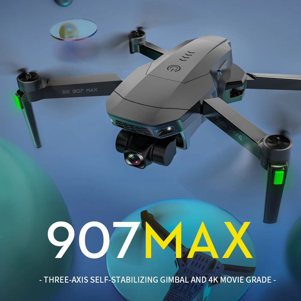 JHD SG907 MAX бесщеточный Радиоуправляемый Дрон Профессиональный GPS Квадрокоптер с 4K камерой 3-осевой карданный 5 г WIFI FPV оптический поток позиционирования