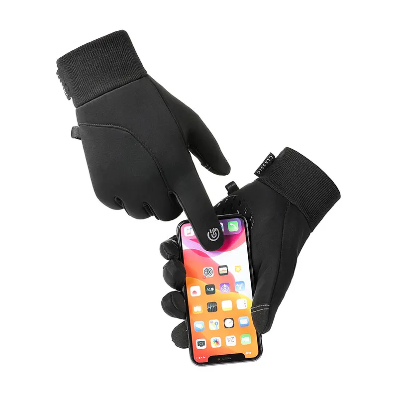  FLYFIT Custom Touch Screen Sports Waterproof Cycling Bicycle Gloves Full Finger for MTB Bike