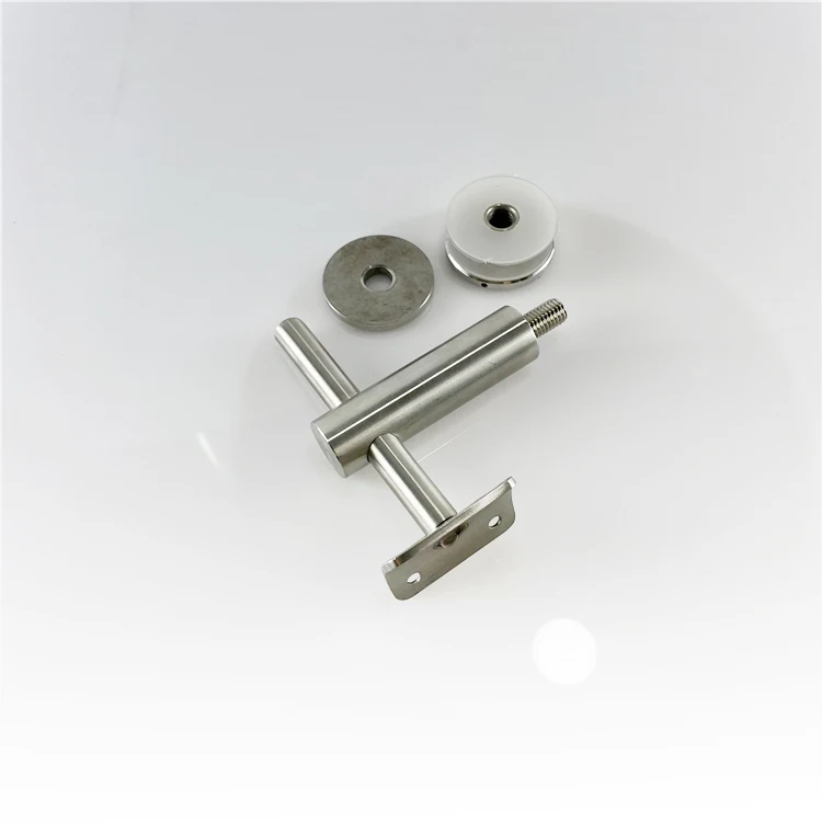 Foshan Factory Stainless Steel 304 High Quality Satin Finish Glass Handrail Fittings Tube and Glass Support