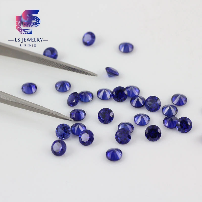 Blue Lab Created Sapphire Corundum Synthetic Sapphire Royalblue Lab Grown Sapphire