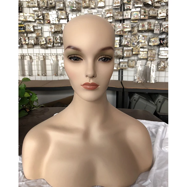 Realistic Mannequins Female Head With Shoulders Busts