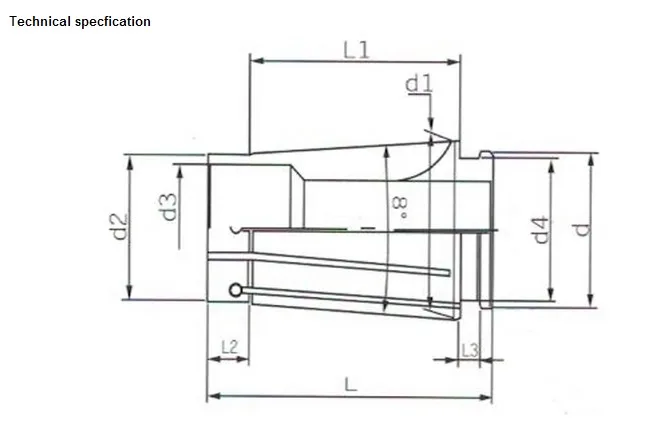 High precision high quality SK10 COLLET for speed collet