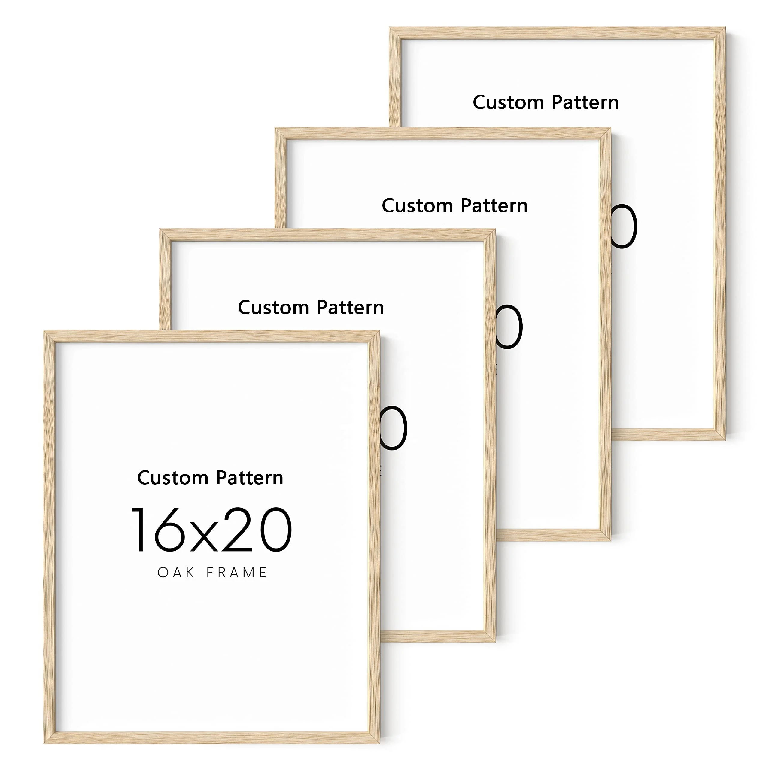 China Manufacturer Decorative Simple Wood Photo Picture Painting Floating Frame Mouldings for Canvas Framing