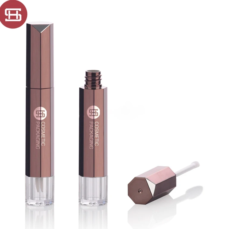 Низкая цена, тюбики для блеска для макияжа, упаковка, матовые контейнеры для блеска для губ, индивидуальная этикетка с кисточками, тюбики для губной помады