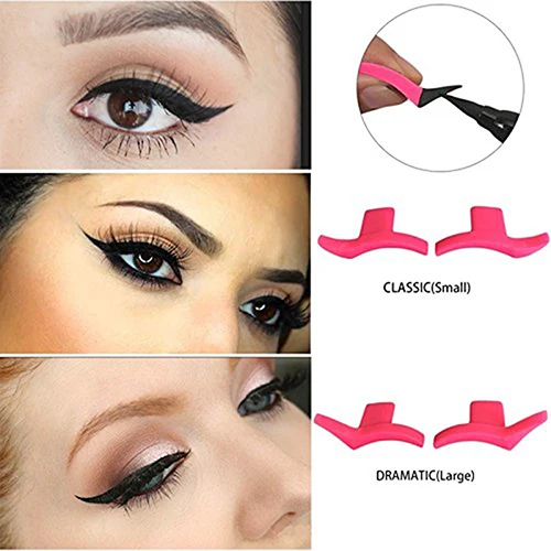 
Eye Makeup Portable Fashion Easy To Use Seal Applicator Silicone Eyeshadow Stamp - Eyeliner Stencils 