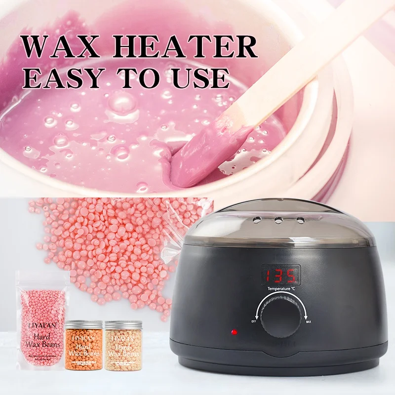 
Best selling hair removal paraffin melting machine mini waxing kit waxness warmer depilatory bees wax heater 