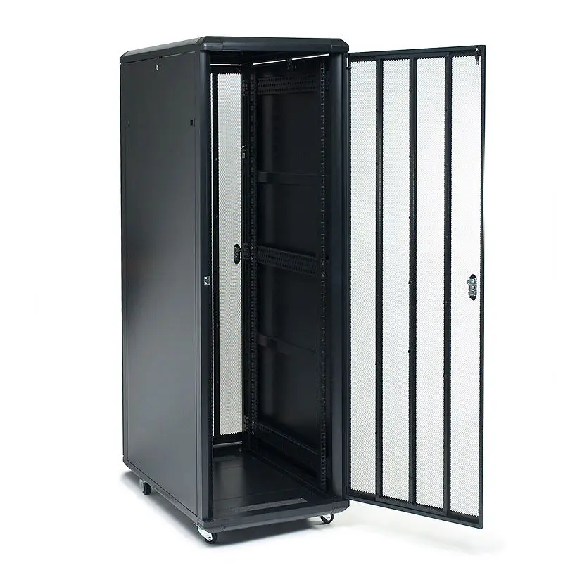 OEM high Quality tempered glass door data center  for school/office/building with 19' 42u server rack cabinet