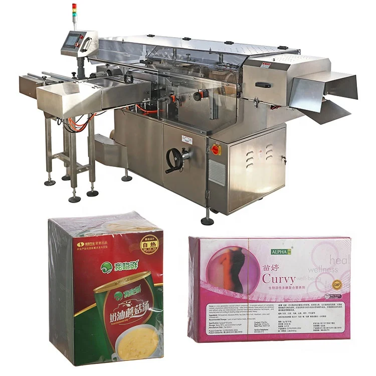 China Pvc Wrapping Machine Cellophane Wrapping Machine Automatic For Beauty Product Box
