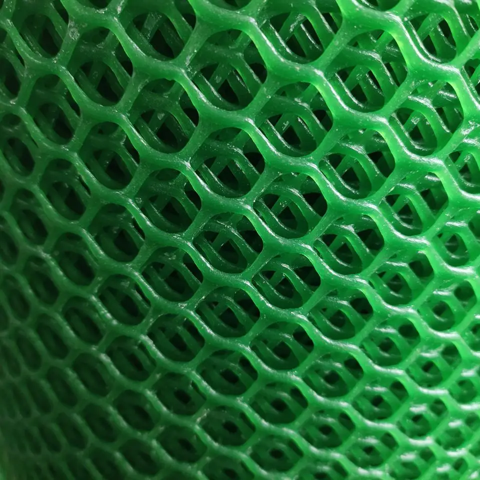 plastic extruded mesh flat mesh netting roll /HDPE plastic mesh/Plastic Garden Fence Mesh